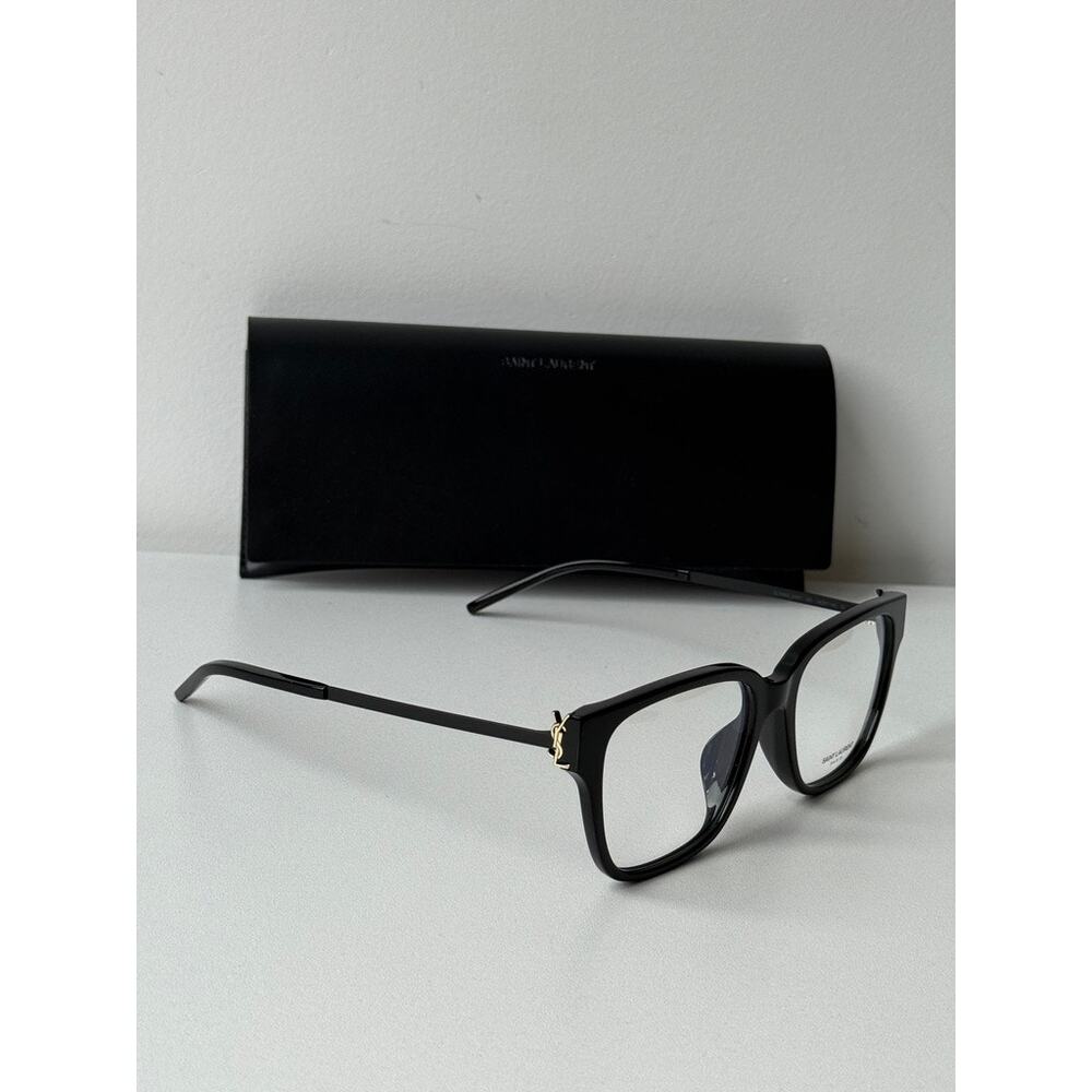 NEW Saint Laurent SL M48O_A/FN OPT Black Eyeglasses Frames - Picture 6 of 7